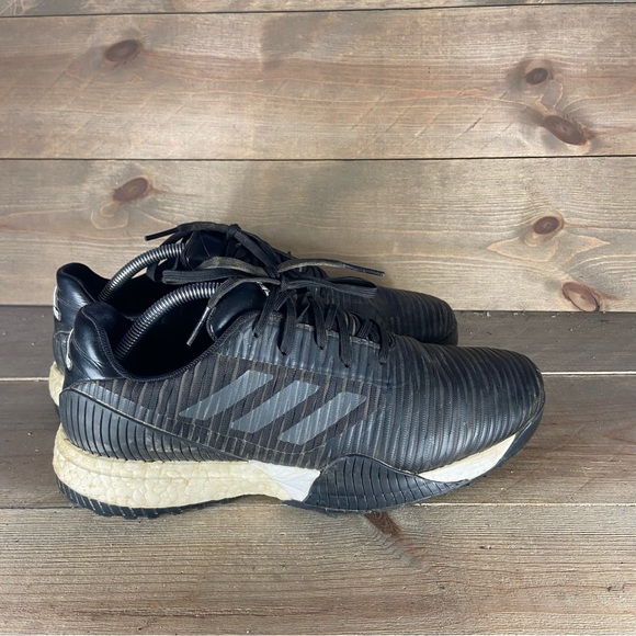 Adidas code chaos Mens size 9.5 golf shoes black athletic spikeless sneakers - Picture 2 of 8